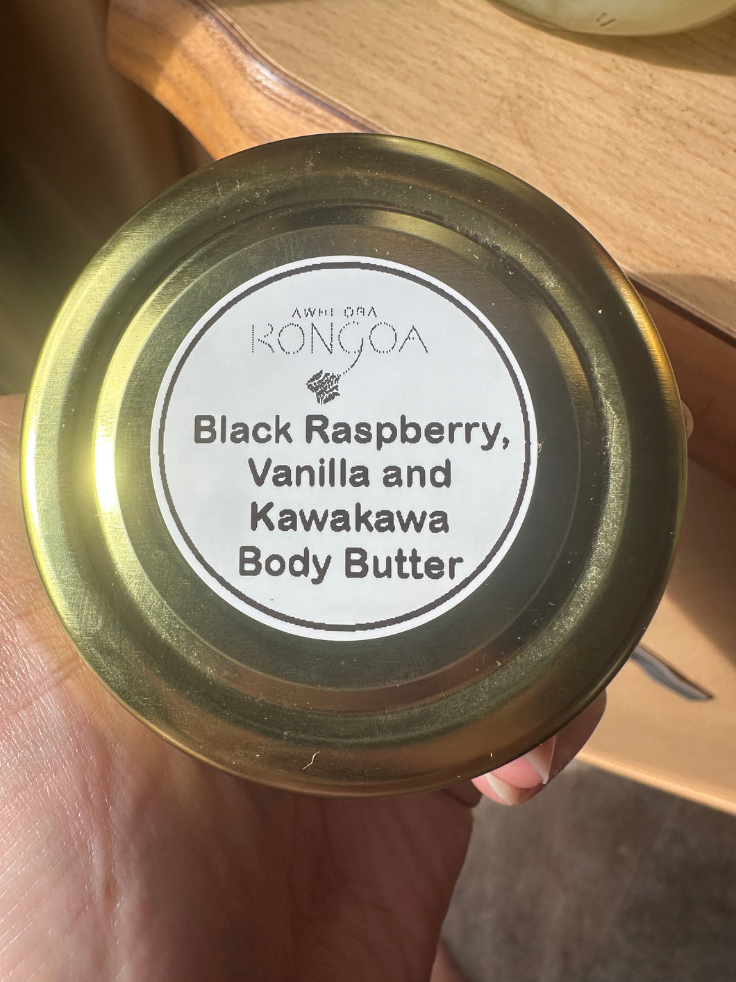 Black Raspberry, Vanilla and Kawakawa Body Butter